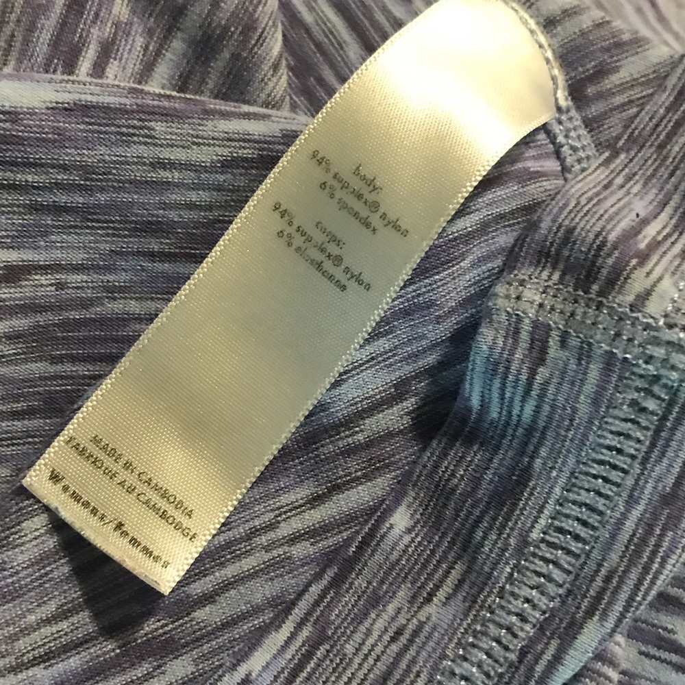 Lucy Purple V-neck Tank Top - Picture 5 of 6